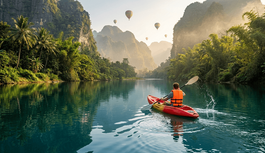Kayaking the Nam Song River